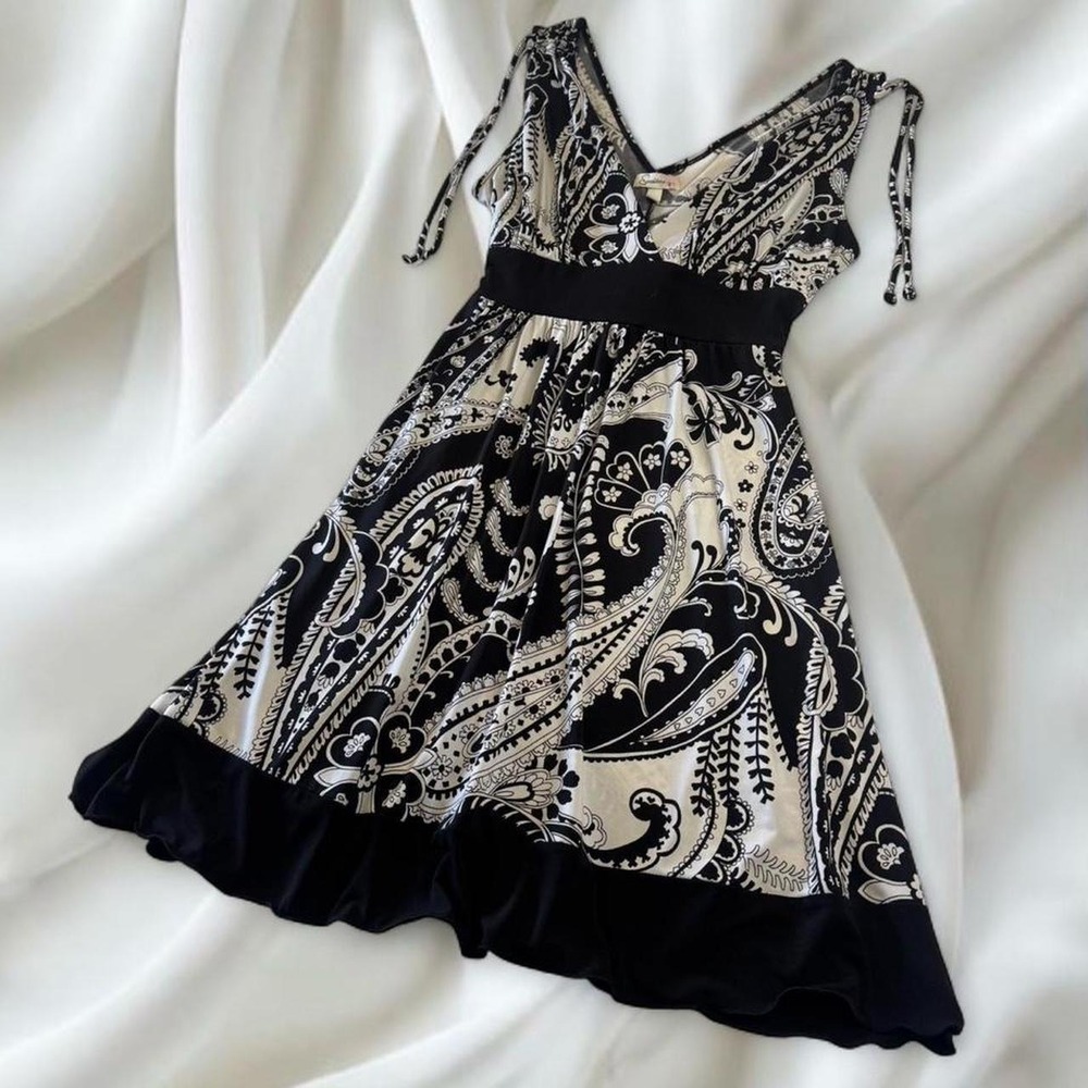 Y2K vintage‎ Speechless floral graphic babydoll tie back dress fairy boho grunge